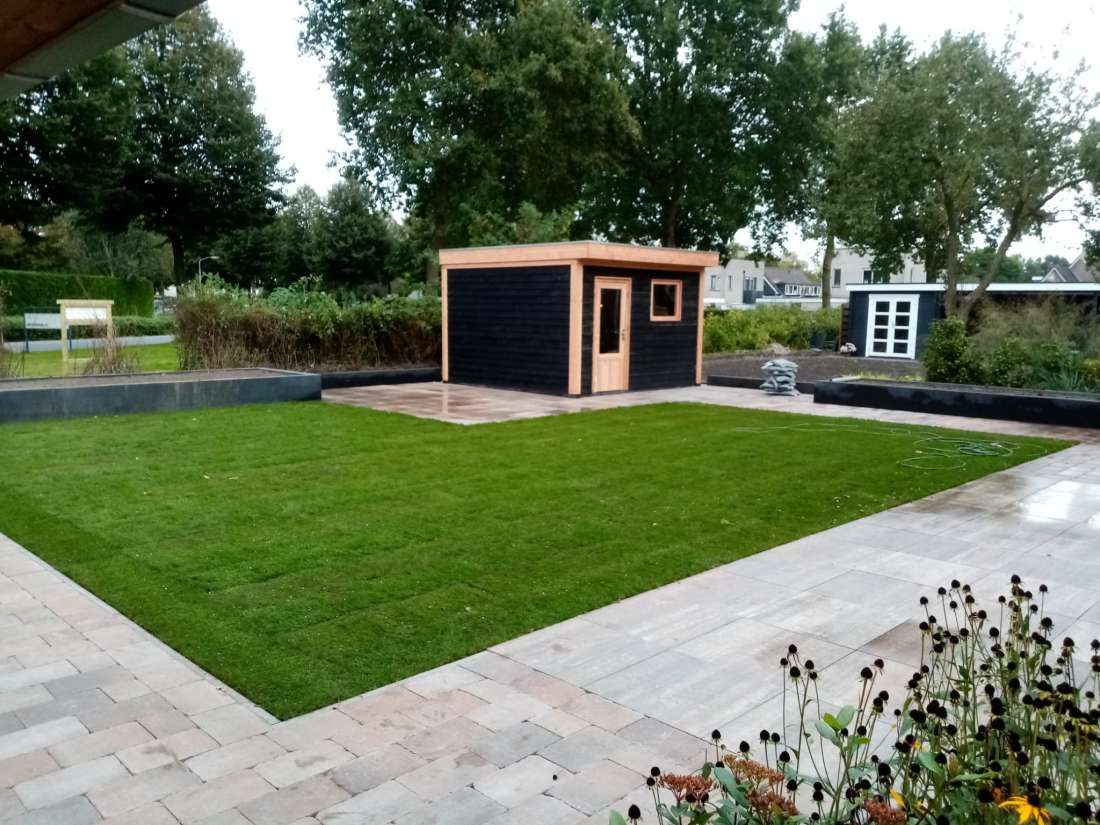 Tuin aangelegd door Groenmaat uit Drenthe